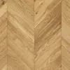 Dąb Eco (Chevron – jodełka francuska) Szczotkowanie, Fazowanie V4, Lakier Wymiary: 405x65x10,5/2,5(+/-0,5) mm