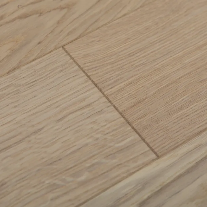 Dąb Porcelain (Fertig Deska) Olejowosk, Szczotkowanie, Fazowanie V4 Wymiary: 500-1460x125x13,5/5,5(+/-0,5) mm