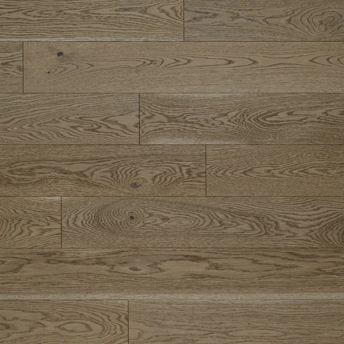 Dąb Gris Line (Fertig Deska) Olejowosk, Szczotkowanie, Fazowanie V4 Wymiary: 1290-700x140x14,5/3,0(+/-0,5) mm