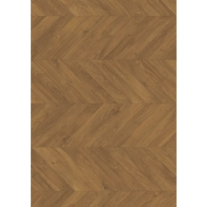Panel laminowany Quick Step Impressive Patterns dąb chevron brązowy IPA4162