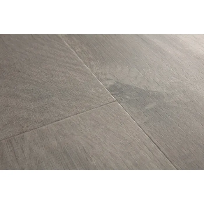 Panel winylowy Quick Step ze zintegrowanym podkładem Alpha Bloom dąb bawełniany przytulny szary AVMPU40202