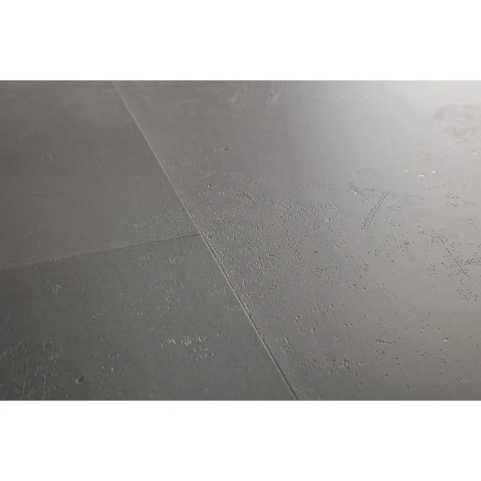 Panel winylowy Quick Step klejony Ambient Glue Plus minimalistyczny średnio szary AMGP40140