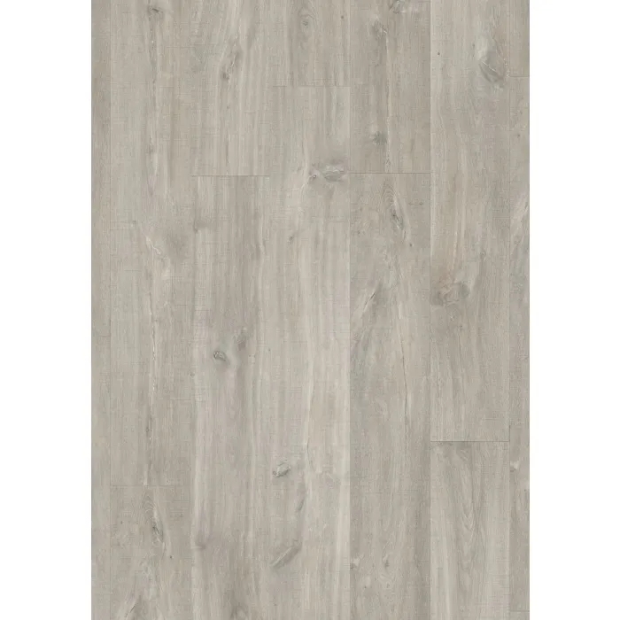 Panel winylowy Quick Step Alpha Blos Base dąb Canyon szary ze śladami cięcia piłą AVSPT40030
