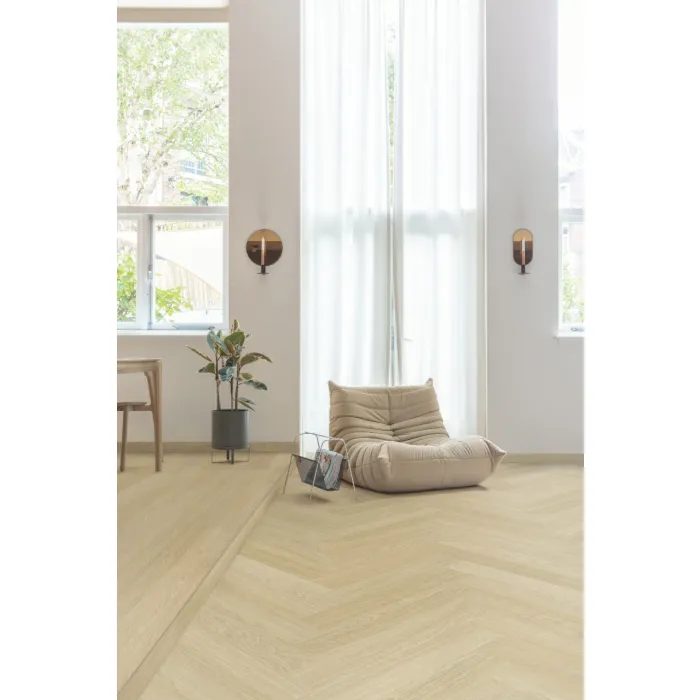 Panel winylowy Quick Step jodełka Pristine Glue serene oak light natural SGHBC20331