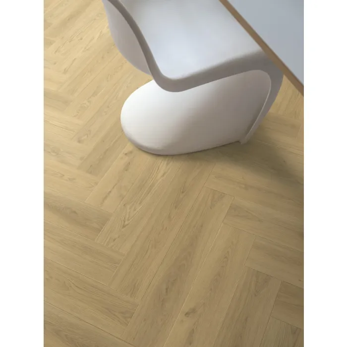 Panel winylowy Pergo ze zintegrowanym podkładem Vorma Pad Pro Jodełka dąb norweski beżowy V4524-40215