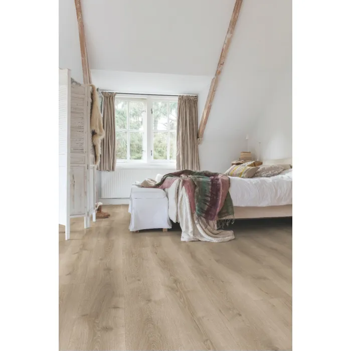 Panel laminowany Quick Step Majestic dąb pustynny szczotkowany szary MJ3552