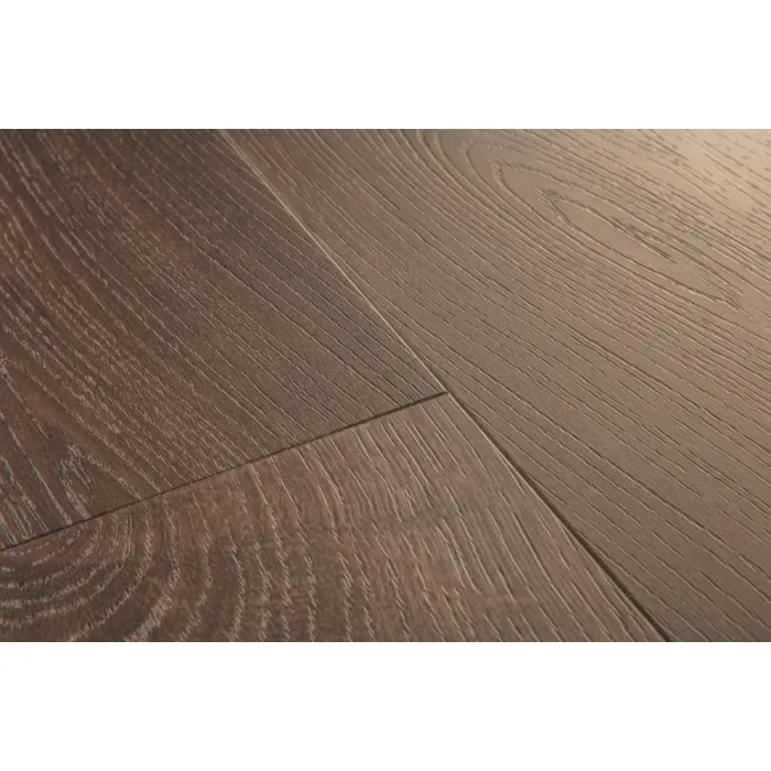 Panel winylowy Quick Step ze zintegrowanym podkładem Alpha Bloom dąb czekoladowy jesienny AVMPU40199