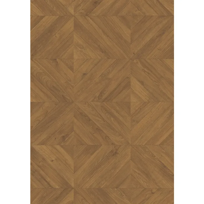 Panel laminowany Quick Step Impressive Patterns dąb chevron brązowy IPA4162