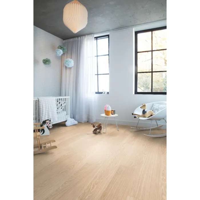 Panel winylowy Quick Step ze zintegrowanym podkładem Alpha Bloom dąb rumiany AVMPU40097