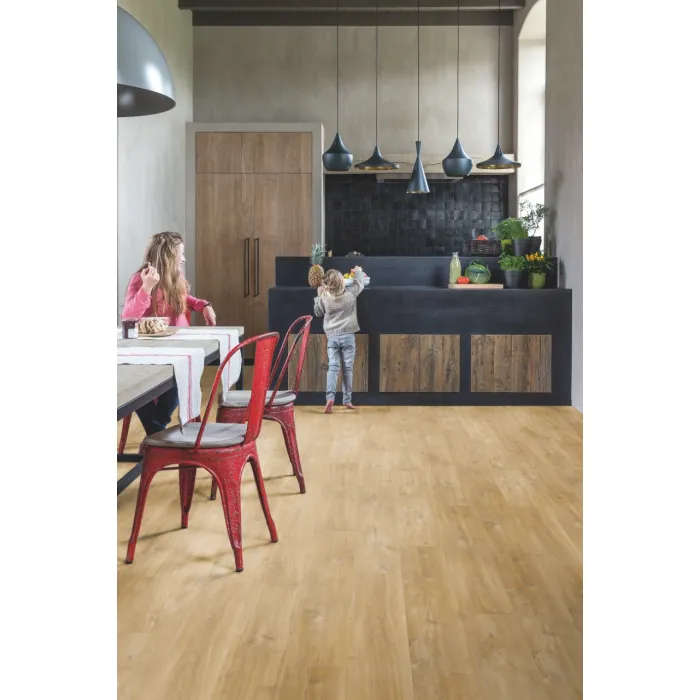 Panel winylowy Quick Step ze zintegrowanym podkładem Alpha Blos dąb Canyon naturalny AVSPU40039