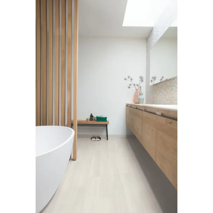 Panel laminowany Quick Step Eligna dąb Estate jasnoszary EL3573