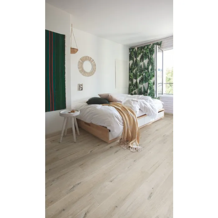 Panel winylowy Quick Step klejony Pulse Glue Plus dąb bawełniany biało-rumiany PUGP40200