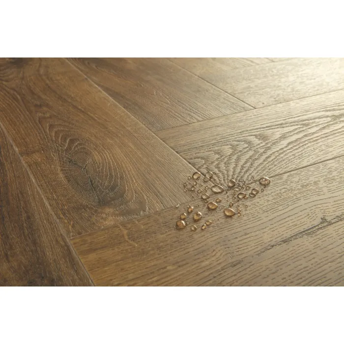 Panel winylowy Quick Step jodełka Pristine Glue fall oak brown SGHBC20334
