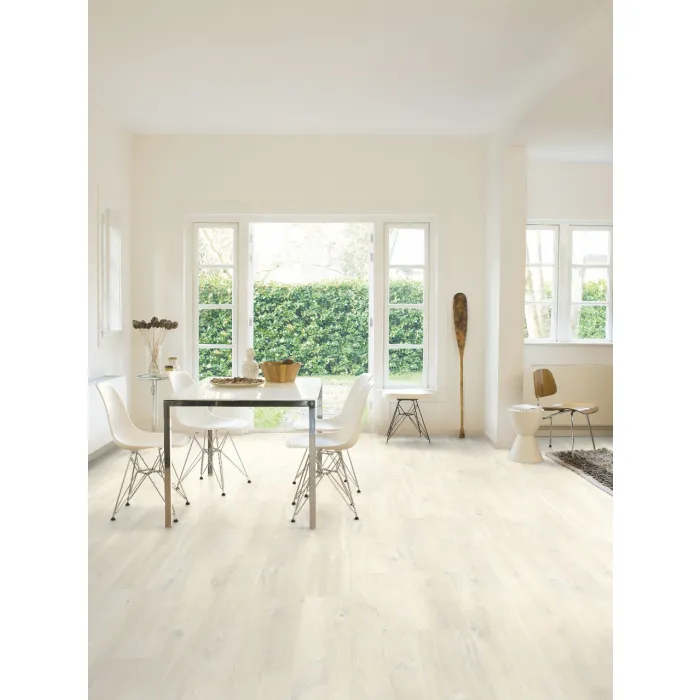 Panel laminowany Quick Step Creo dąb Charlotte biały CRH3178