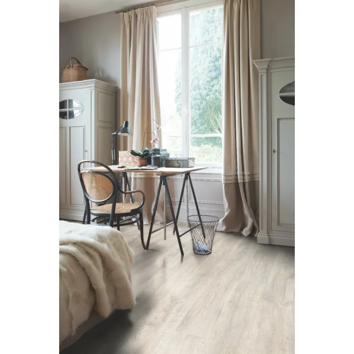 Panel laminowany Quick Step Classic dąb regenerowany biały patynowany CL1653
