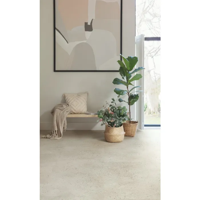 Panel winylowy Quick Step ze zintegrowanym podkładem Alpha Illume beton oyster AVMTU40275