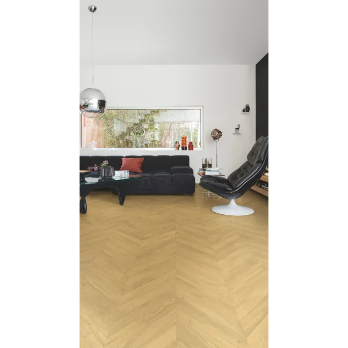 Panel laminowany Quick Step Impressive Patterns dąb chevron naturalny IPA4161