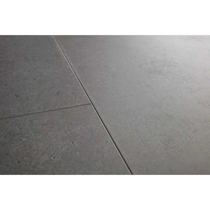 Panel winylowy Quick Step klejony Ambient Glue Plus wyrazisty średnio szary AMGP40138