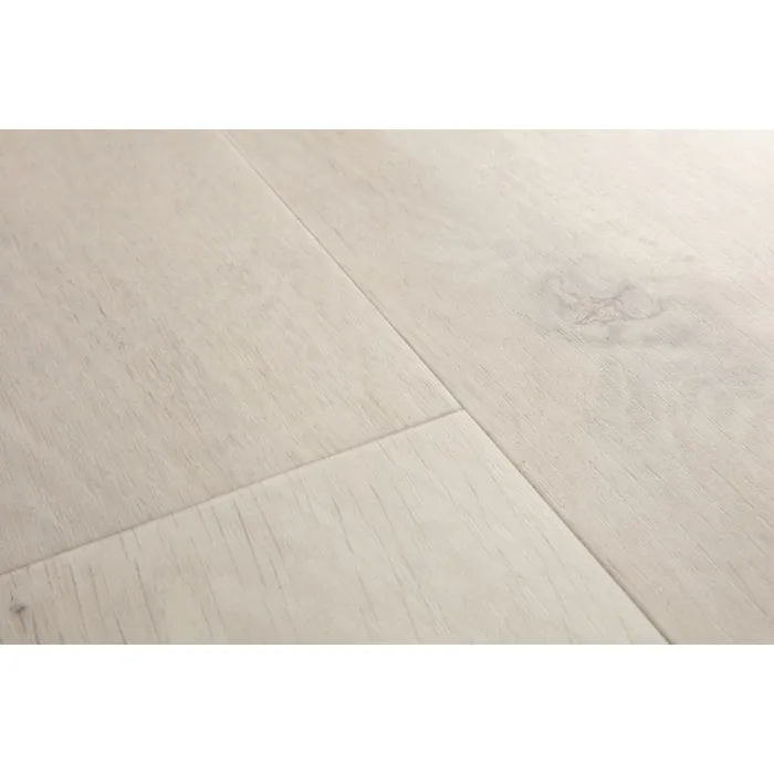 Panel winylowy Quick Step ze zintegrowanym podkładem Alpha Bloom dąb bawełniany biało-rumiany AVMPU40200