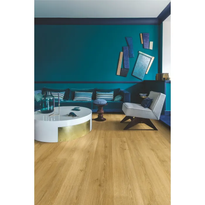 Panel winylowy Quick Step ze zintegrowanym podkładem Alpha Bloom dąb botaniczny wędzony AVMPU40238