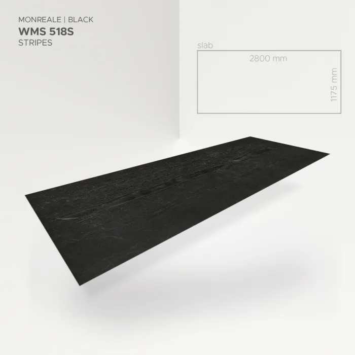 Modee Slaby Mineralne SPC Monreale Black 518S 2800x1175 mm