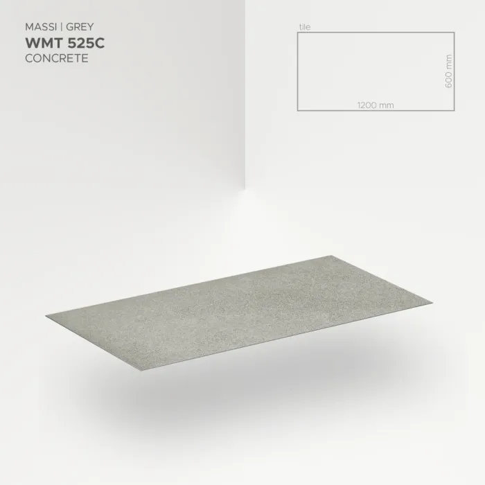 Modee Płyty Mineralne SPC Massi Grey 525C 1200x600mm