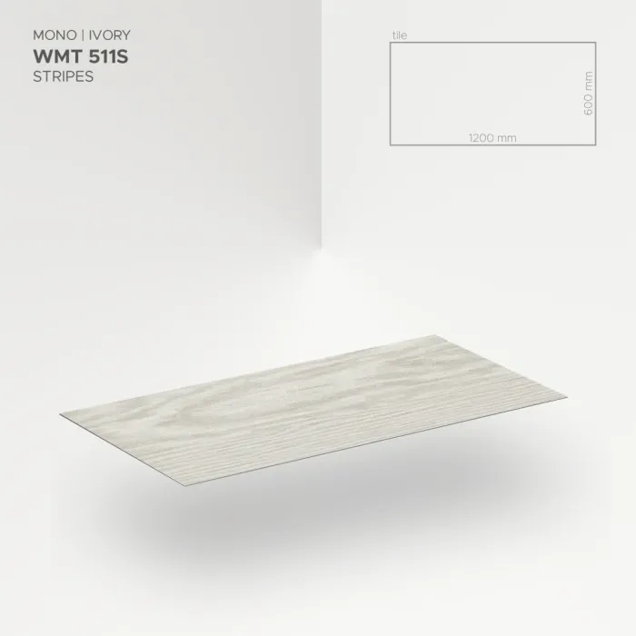 Modee Płyty Mineralne SPC Mono Ivory 511S 1200x600mm
